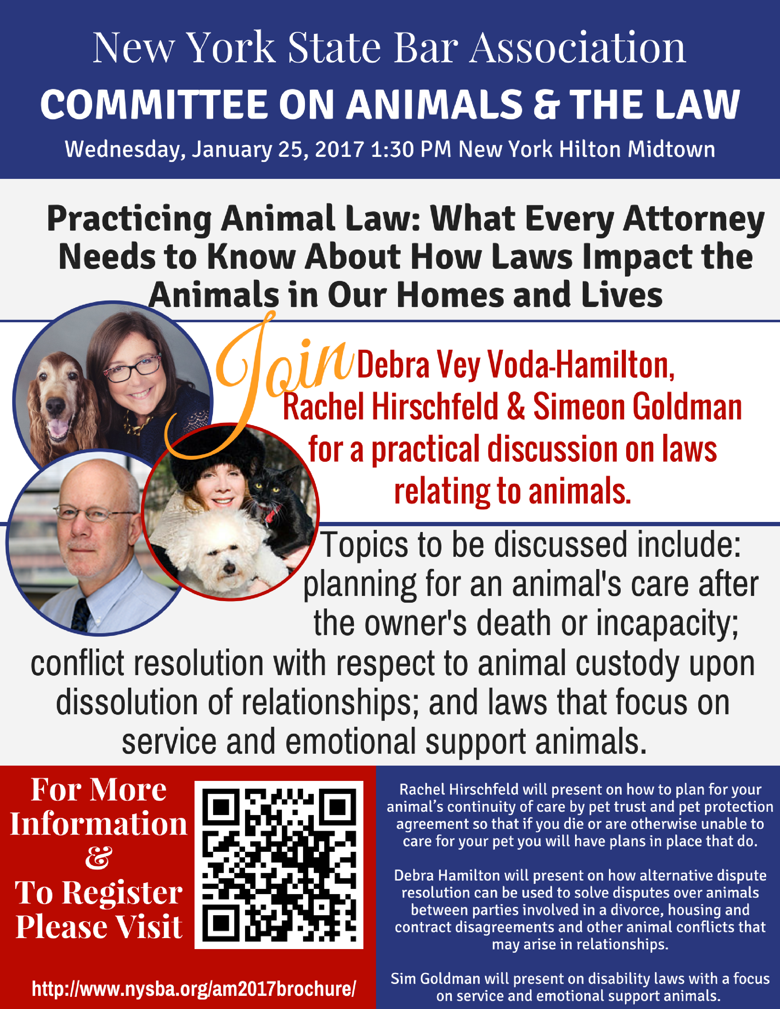 NYSBA 2017 – Practicing Animal Law: How Laws Impact the Animals In Our Lives